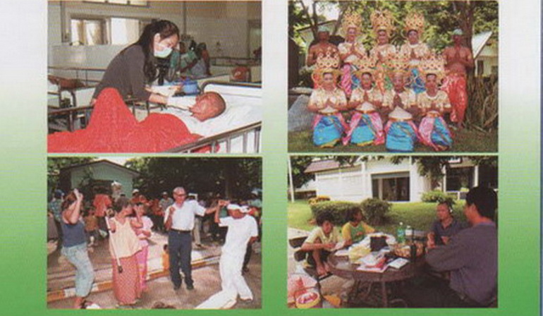 A story on kids home and Wat Phrabatnampu